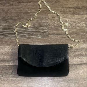 Black shoulder bag/clutch